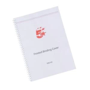 Image of Office A4 Binding Covers 300 Micron Frosted Pack 100 936143