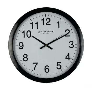 William Widdop Wall Clock - Black