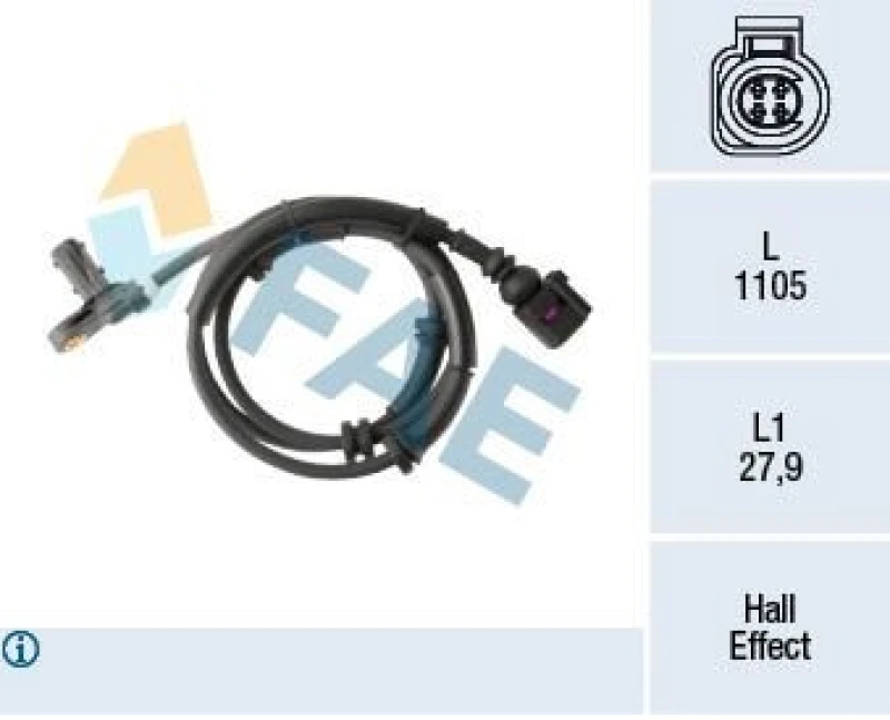 Image of FAE ABS sensor FAE 78294