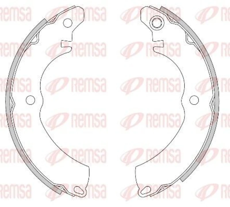 Image of REMSA Brake Shoe Set REMSA 4291.00