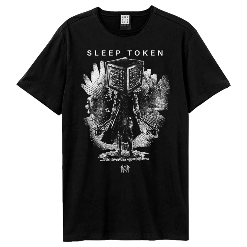 Image of Amplified Mens Axe Samarui Sleep Token T-Shirt in Black Size: Large Black Male L
