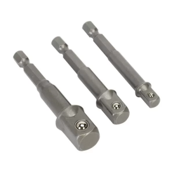 image of Genuine SEALEY AK4929 Socket Adaptor Set 3pc Power Tool