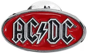 Image of AC/DC - Oval Logo Mini Pin Badge