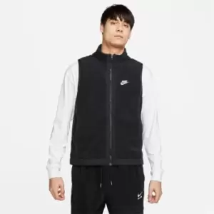 image of Nike Club+ Mens Fleece Winterized Vest - Black