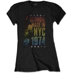 Image of Blondie - Made in NYC Womens Large T-Shirt - Black