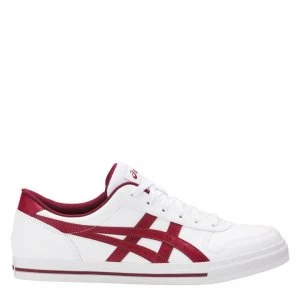 Image of Asics Aaron Trainers - White/Burgundy