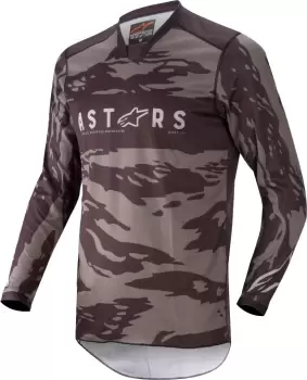 Image of Alpinestars Racer Tactical Motocross Jersey, black-grey, Size L, black-grey, Size L