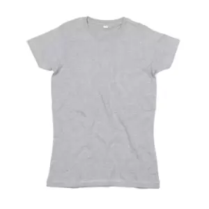 image of Mantis Ladies Superstar Short Sleeve T-Shirt (L) (Heather Grey Melange)