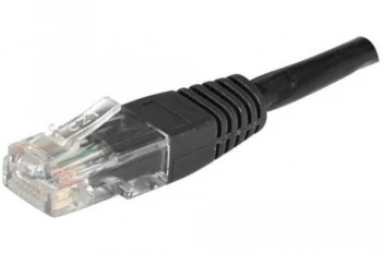 Image of Patch Cord RJ45 U/UTP CAT.6 Black - 7 M Full Copper