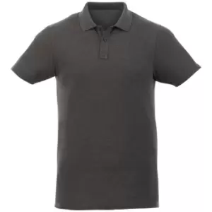 Image of Elevate Liberty Mens Short Sleeve Polo Shirt (S) (Heather Charcoal)
