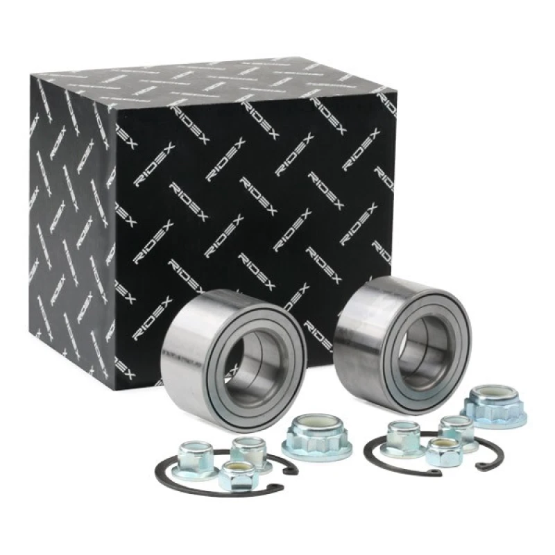 Image of RIDEX 654W1295 Wheel bearing kit Front Axle, Contains two wheel bearing sets Wheel Bearing Kit (654)