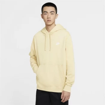 Image of Nike Sportswear Club Fleece Pullover Hoodie Mens - Yellow