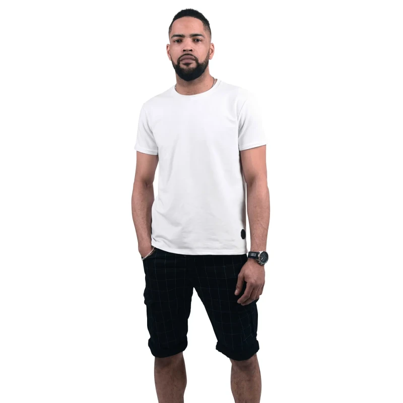 Image of Project X Paris Fine stripe plaid shorts Project X Paris Noir Male 38