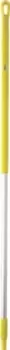 Image of Vikan Yellow Broom Handle, 1.51m, for use with Vikran Brooms, Vikran Squeegees