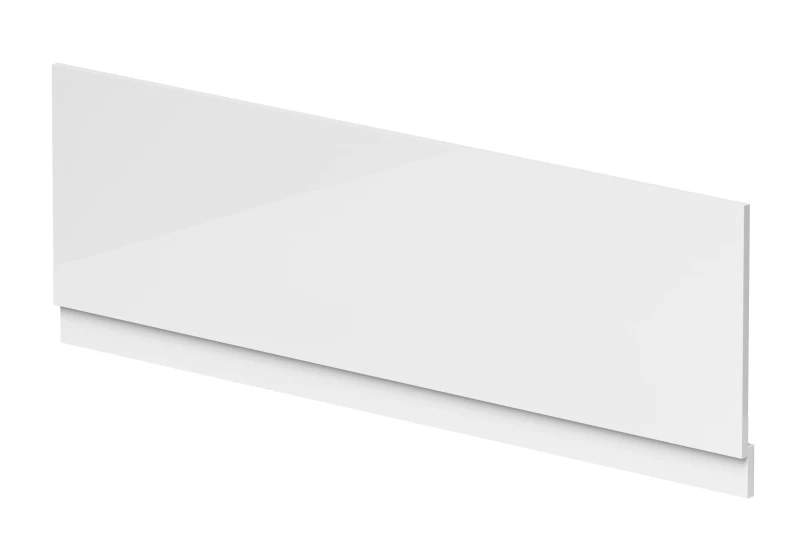 Image of Balterley Gloss White MDF Front Bath Panel & Plinth - 1700mm White unisex