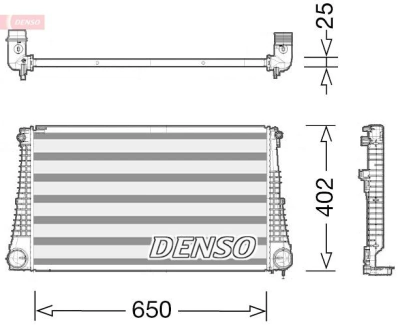 Image of DENSO Intercooler DENSO DIT06003