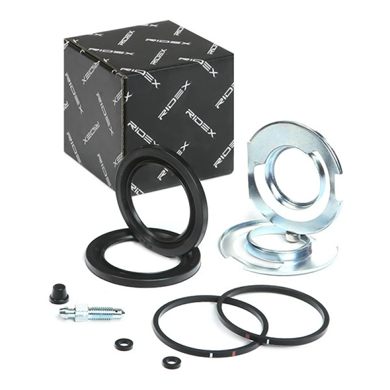 Image of RIDEX 405R0015 Brake Caliper Repair Kit without piston, Front Axle Repair Kit,brake caliper (405)