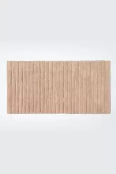 Image of Ribbed Cotton Spa Style Bath Mat
