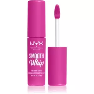 Image of NYX Professional Makeup Smooth Whip Matte Lip Cream Velvet Lipstick with Smoothing Effect Shade 20 Pom Pom 4 ml
