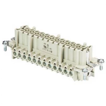 Image of Wieland 70.300.2440.0 Industrial Connector, 24 Pin + PE Socket insert