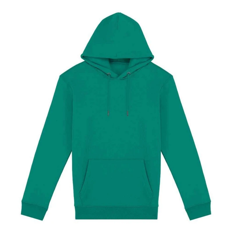 Image of Native Spirit Mens Heavyweight Hoodie in Green Size: Large Green Male L