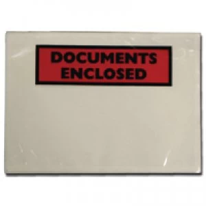 Image of Tenzalope Documents Enclosed Self-Adhesive DL Document Envelopes Pack of 100 9