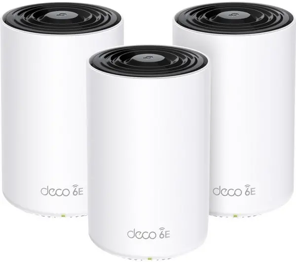 image of TP-LINK Deco XE75 Pro Whole Home WiFi System - Triple Pack, White 4897098685020