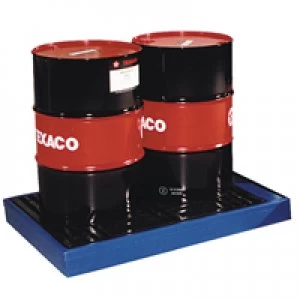 Image of Slingsby Flooring Sump Poly 2 Drum Capacity Blue 323360