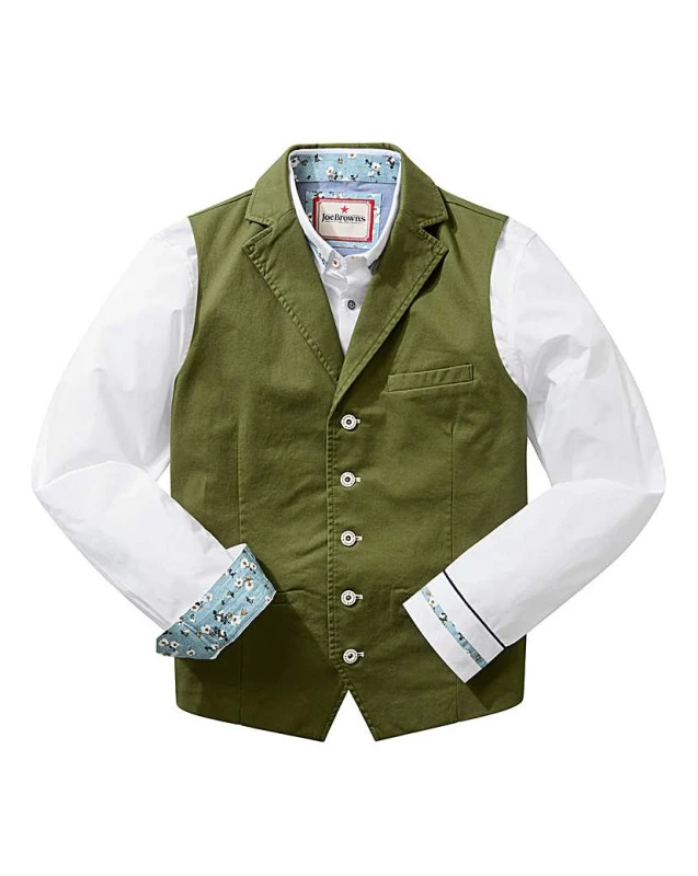 Image of Joe Browns Joe Browns Exceptional Waistcoat Green - Joe Browns - Size: 38 Green Male 38 JB05501