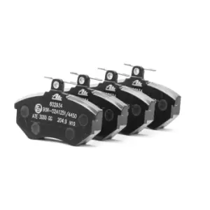 Image of ATE Brake pad set AUDI 13.0460-2934.2 Brake pads,Brake pad set, disc brake,Disk pads,Brake pad kit,Brake pads & brake pad set,Disc brake pad set