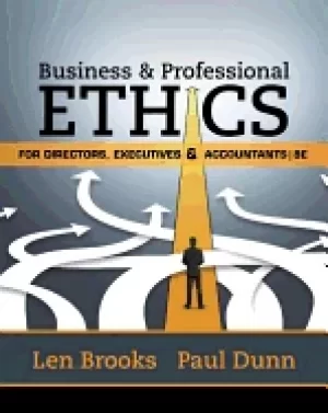Image of business and professional ethics for directors executives and accountants