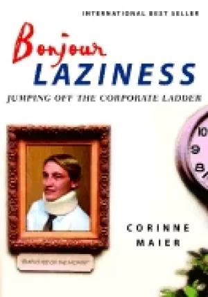 Image of bonjour laziness jumping off the corporate ladder
