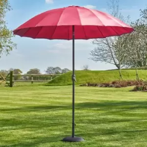 Image of Garden Must Haves Geisha 2.7m Parasol (base not included) - Fuchsia