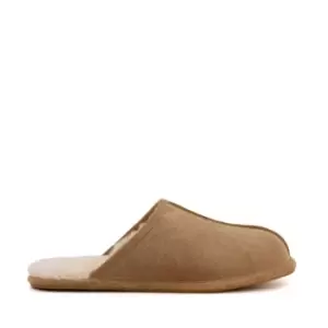 image of Dune London Forage Moccasin Slippers - Brown