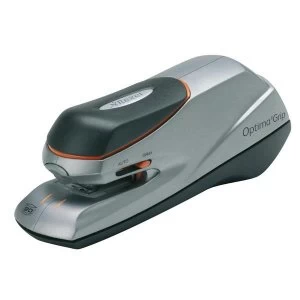Image of Rexel Optima Grip Electric Stapler Silver/Black