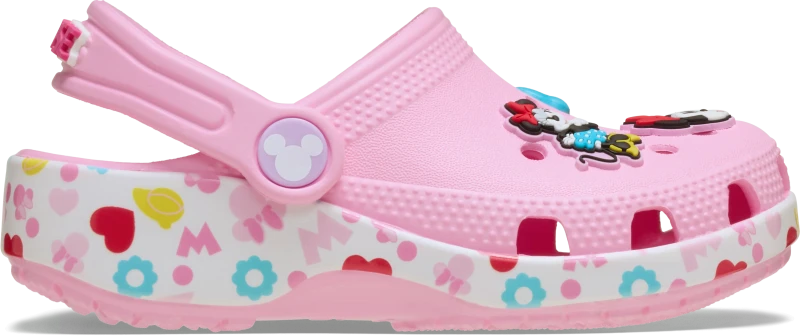 Image of Crocs Kids Toddlers Mickey & Friends Minnie Classic Clogs Multi C9