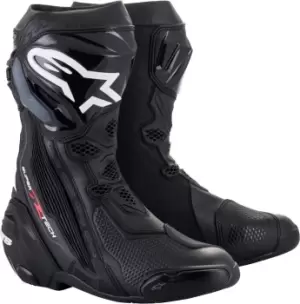 Image of Alpinestars Supertech R Motorcycle Boots, black, Size 40, black, Size 40