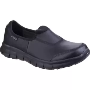 Image of Skechers Work Ladies Sure Track Shoe Black Size 2