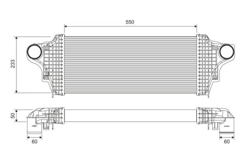 Image of Intercooler VALEO 818320