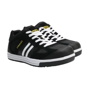 Image of Stanley Clothing Cody Black/White Stripe Safety Trainers UK 10 EUR 44