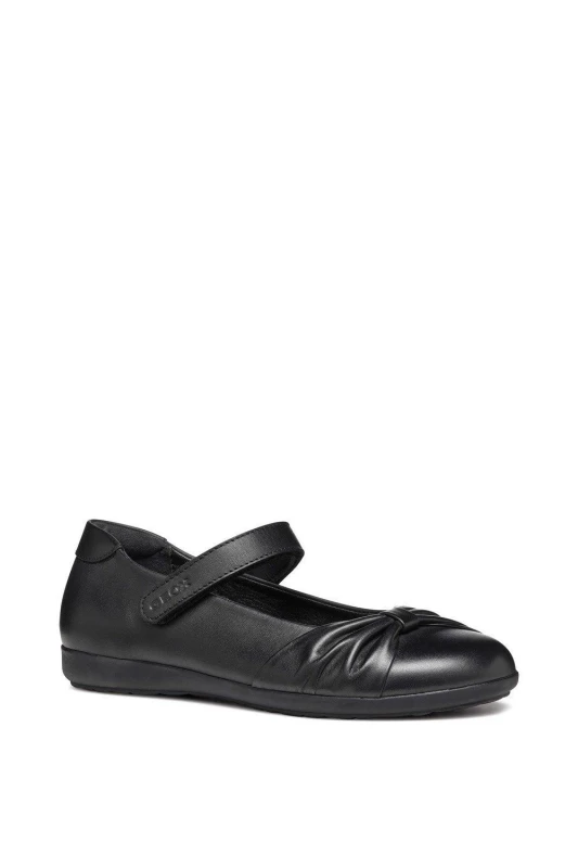 Image of Geox Girl's J IBERIDE F BALLERINA in Black Size: Infant 13 Black Female Infant 13
