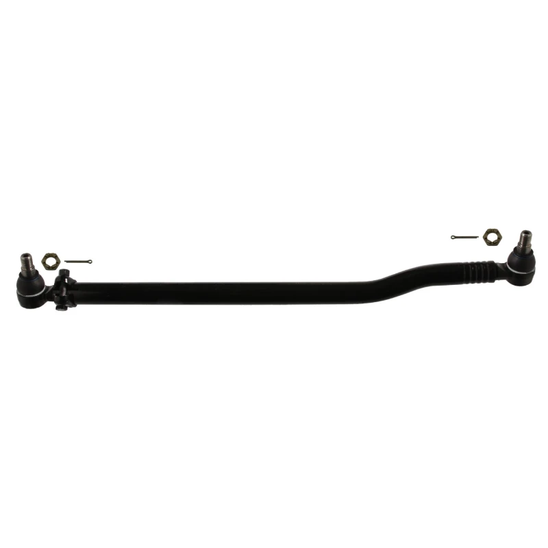 Image of FEBI BILSTEIN 39466 Centre Rod Assembly Front Axle, with crown nut Centre Rod Assembly (285)