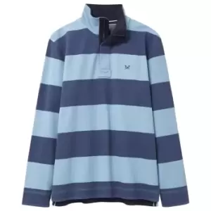 Image of Crew Clothing Mens Padstow Pique Sweat Blues Large