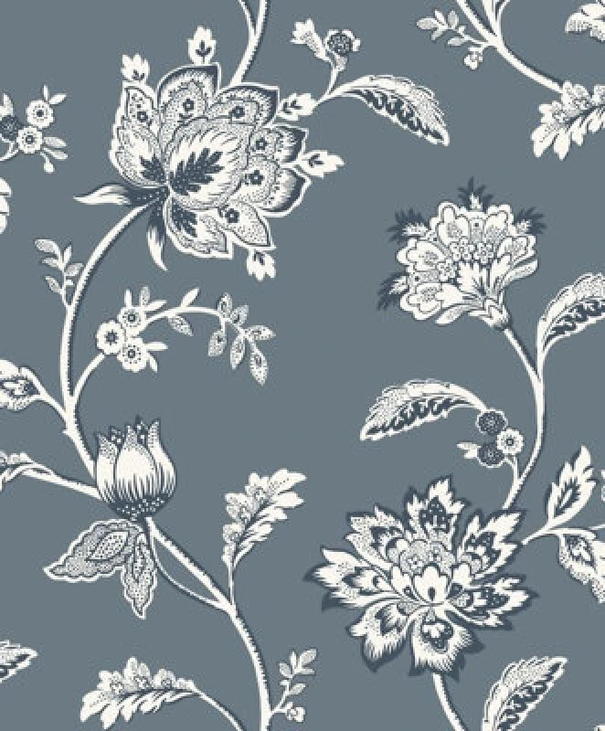 Image of Fine Decor Fine Decor Fd43453 Juliette Floral Wallpaper, Blue
