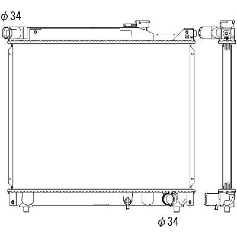 Image of Engine radiator DIEDERICHS DCM3116