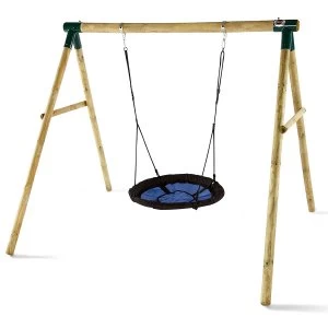 Image of Plum Spider Monkey Wooden Swing Set