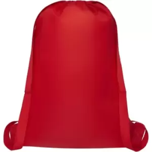 Image of Bullet Nadi Mesh Drawstring Bag (One Size) (Red) - Red