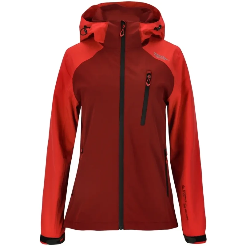Image of Weather Report Womens waterproof jacket Weather Report Camelia Rouge Female 34