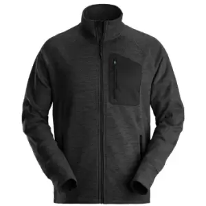 image of Snickers 8042 Flexi Work Fleece Jacket Black M