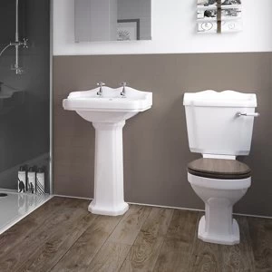 Image of Splashwall Gloss Coffee Tile effect Shower Panel (H)2420mm (T)3mm